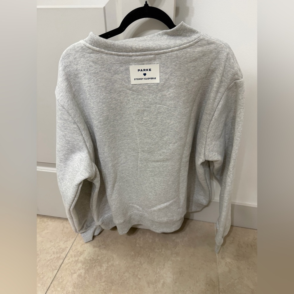 Parke Large/XL Stoney Clover Collaboration Mockneck Sweatshirt. 💙⚡️ - Picture 3 of 5
